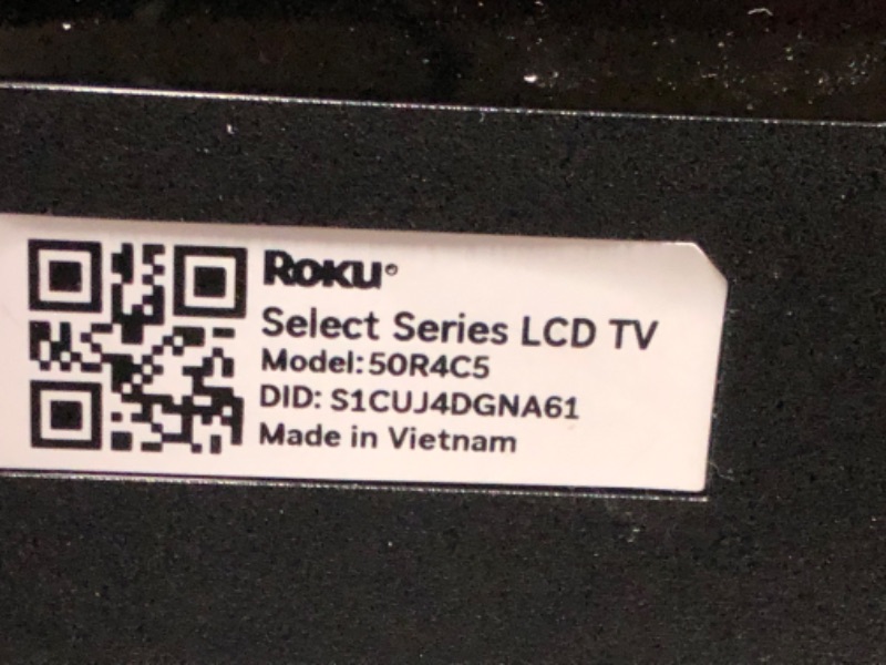 Photo 1 of Roku Smart TV 2025 – 50-Inch Select Series, 4K HDR TV – RokuTV with Enhanced Voice Remote – Flat Screen LED Television with Wi-Fi for Streaming Live Local News, Sports, Family Entertainment