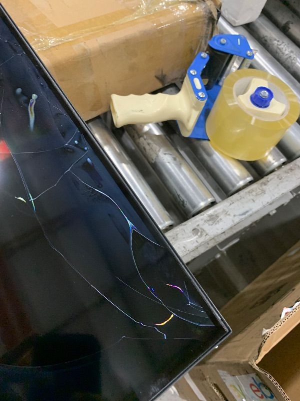 Photo 1 of ******************SCREEN DESTROYED, NON-FUNCTIONAL, FINAL SALE***************

TCL 50-Inch Class S4 4K LED Smart TV with Roku TV (50S450R, 2023 - Model), Dolby Vision, HDR, Dolby Atmos, Works with Alexa, Google Assistant and Apple HomeKit Compatibility, S