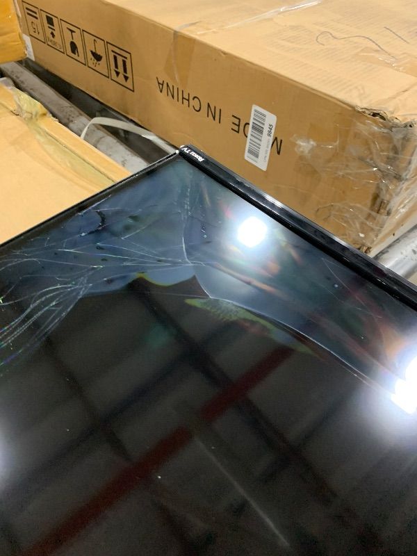 Photo 1 of ******************SCREEN DESTROYED, NON-FUNCTIONAL, FINAL SALE***************

TCL 50-Inch Class S4 4K LED Smart TV with Roku TV (50S450R, 2023 - Model), Dolby Vision, HDR, Dolby Atmos, Works with Alexa, Google Assistant and Apple HomeKit Compatibility, S