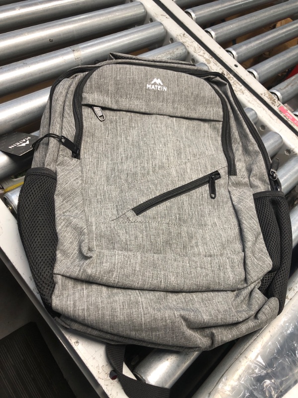 Photo 1 of MATEIN Expandable Air Travel Backpack, Light Weight Carry on Backpack with Trolley Sleeve, Water Resistant Daypack for Hiking, Gifts for Men who Like to Travel, Dark Green