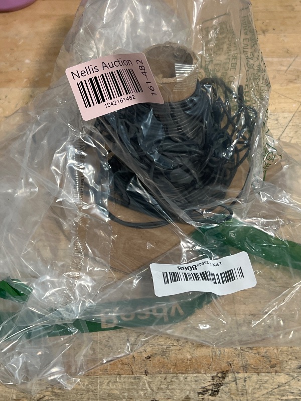 Photo 1 of .079'' (2 mm) Buna-N O-Ring Cord Stock, 70A Durometer, 0.079" Thickness, 100' Spool, Black