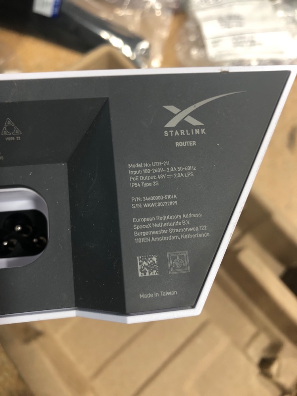 Photo 1 of *NOT IN ORIGINAL PACKAGE* * UNABLE TO TESTED* Starlink Router 3rd Gen WiFi 6, Your All-in-One Repeater and Mesh Solution for Every Starlink Hardware Model!
