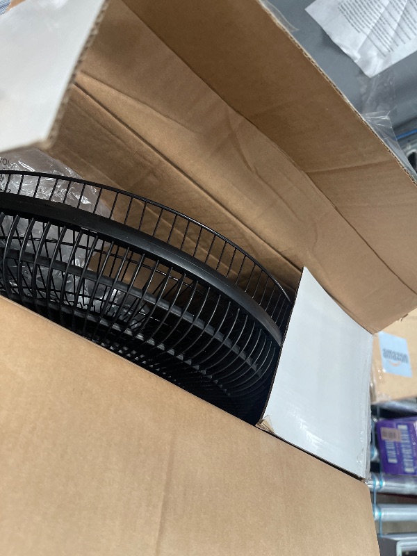 Photo 1 of (used)(missing pieces) Comfort Zone Electric Oscillating Pedestal Fan, Stand Fan, 16 inch, 3 Speed, 90 Degree Oscillating Head, Adjustable Height and Tilt, Airflow 