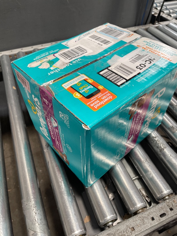 Photo 1 of **68 COUNT** Pampers Cruisers Diapers - Size 4, 70 Count, Disposable Active Baby Diapers with Custom Stretch