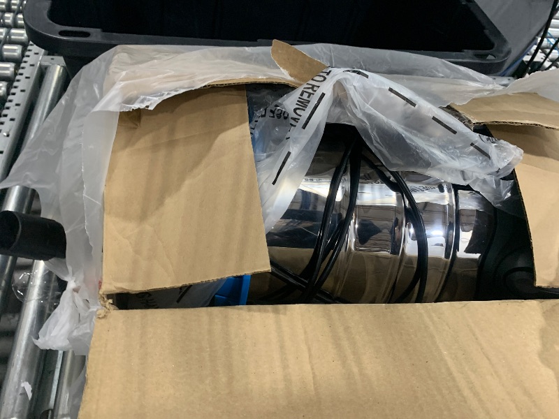 Photo 1 of Vacmaster, VQ607SFD, 6 Gallon 3 Peak HP Stainless Steel Wet/Dry Shop Vacuum
