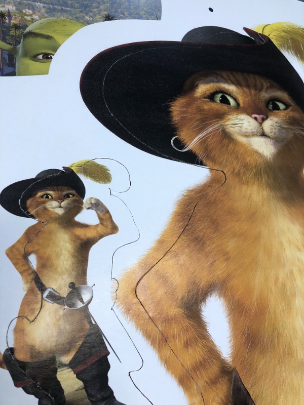 Photo 1 of **CUT OUT OUTLINE IS A LITTLE OFF** SC789 Puss in Boots Cardboard Cutout Standup