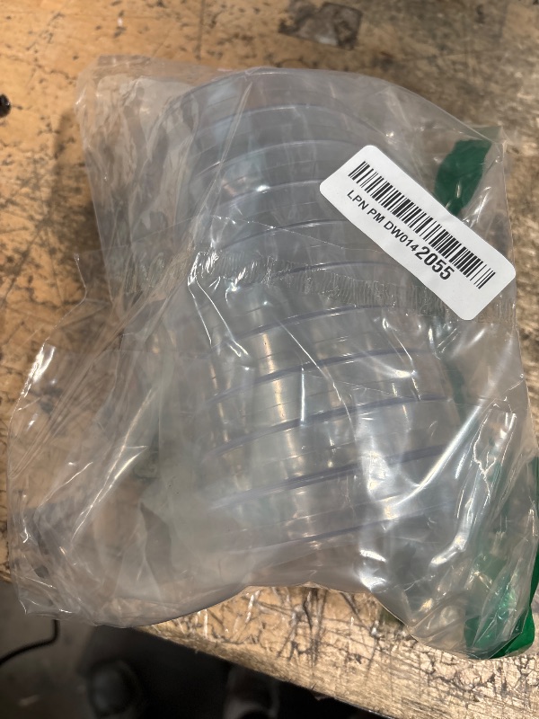 Photo 1 of 10 Pack Sterile Thick Plastic Petri Dishes with Lid, 90mm Dia x 15mm Deep Clear 3 Vents Petri Dish for Lab Science Experiment