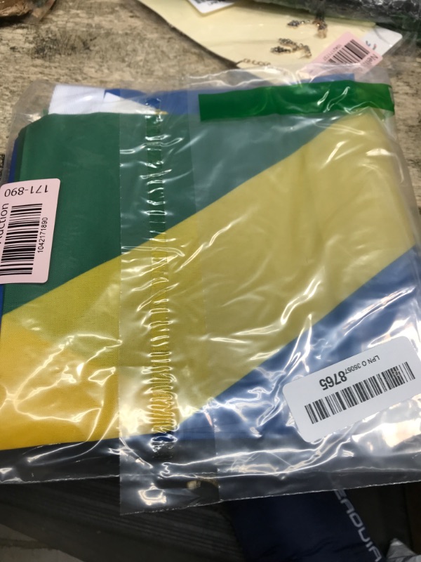 Photo 1 of Anley Fly Breeze 3x5 Feet Solomon Islands Flag - Vivid Color and Fade Proof - Canvas Header and Double Stitched - Solomon Islander Flags Polyester with Brass Grommets 3 X 5 Ft
