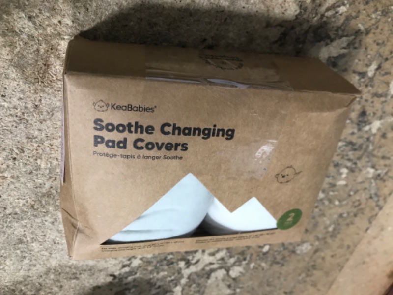 Photo 1 of 2-Pack Organic Changing Pad Covers for Girl, Boy, Neutral - 100% Cotton Changing Table Pad Cover, Soft Baby Nursery Diaper Changing Pad Sheets, Contour Changing Pads Liners, Change Pad Cover (Elly)