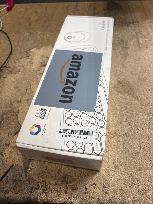 Photo 1 of MOFII Wireless Keyboard and Mouse Combo, 2.4GHz Retro Typewriter Keyboard and Cute Mouse for Computer PC Desktops Laptop Windows(Blue Mix)