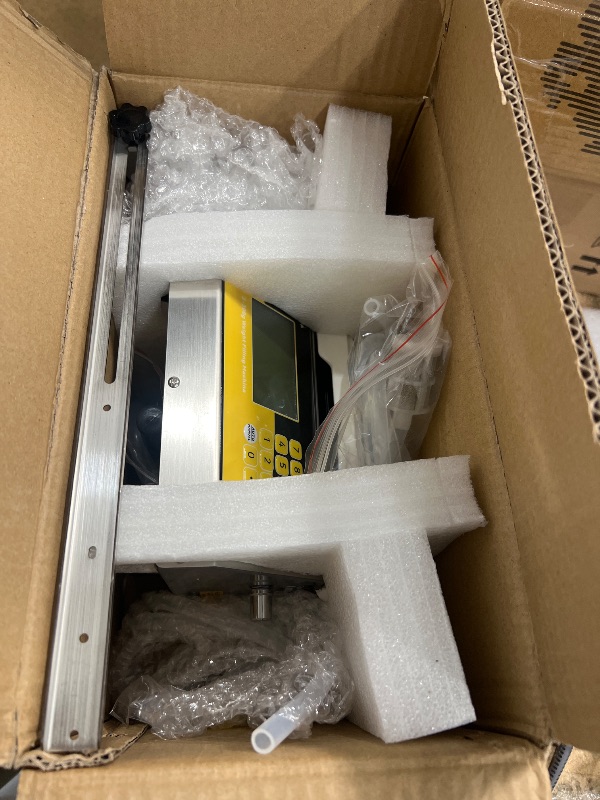 Photo 1 of [2025 New Version] Liquid Filling Machine 2-300g Bottle Filler Machine Weight Filling Machine Peristaltic Pump Digital Control for Perfume, MCT Oil, Essential Oil, Nail Polish