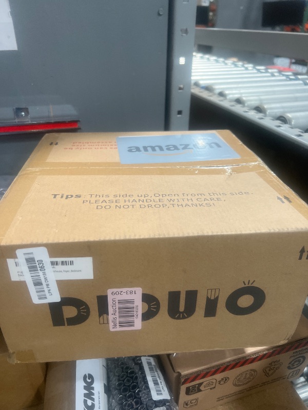 Photo 1 of DIDUIO Semi Flush Mount Ceiling Light Kitchen Lighting Fixtures Ceiling Brushed Nickel Kitchen Cieling Light Fixtures with Clear Glass Shade for Dining Room Bedroom Living Room Hallway E26 Scoket