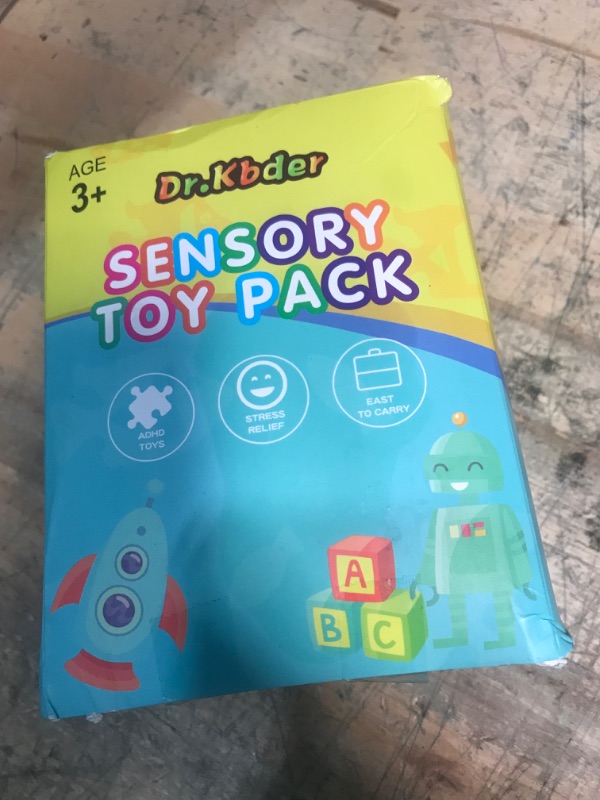 Photo 1 of 15 Pack Fidget Toys Bulk For Adults Kids Age 5-7, 8-12, Quiet Figette For Classroom ADHD Tools Calm Down Sensory Autism Stress Anxiety Item Autistic Fidgets Set School Party Favors Gifts Box For Teens