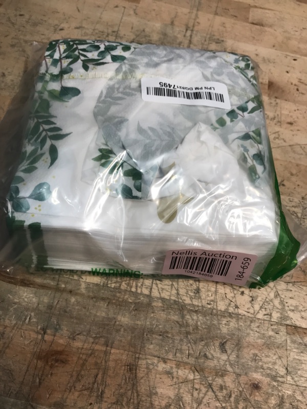 Photo 1 of 100 Pack Cross Cocktail Napkins for Easter Party, Baptism, First Communion, Christening Decorations for Religious Themed Events and Special Occasions (6.5 x 6.5 In)