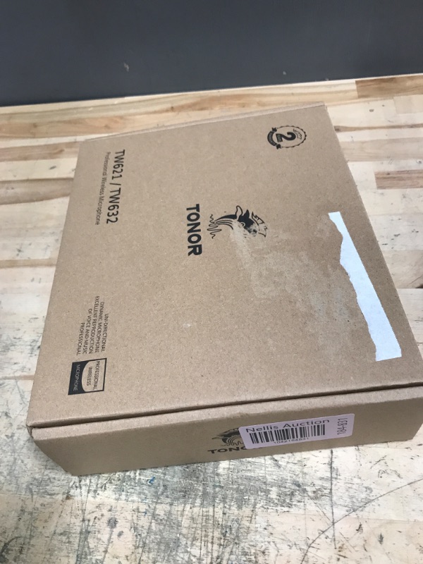 Photo 1 of TONOR UHF Wireless Microphone System with Headset Mic/Lavalier Lapel Mic, Bodypack Transmitter, Rechargeable Receiver, 15 Channels 200ft Range 1/4" Output for Recording Live Performance PA Speaker