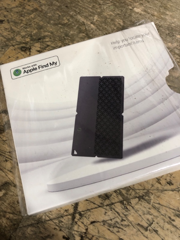 Photo 1 of [Apple MFi Certified] Air-Tag (iOS Only) Bluetooth Tracker with Apple Find My, iPhone Smart Card Wallet Finder GPS Tracker, 5-10 Years Battery, Keys Finder and Item Locator for Keys, Bags, Passport