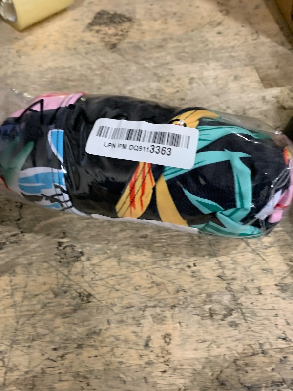 Photo 1 of AI'MAGE One Piece Swimsuit Women 2025 Tummy Control Bathing Suits Ruched Modest Full Coverage Swimwear Black Flower size: XL
