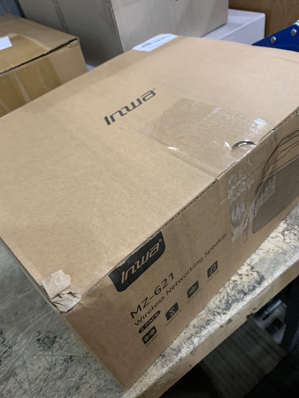 Photo 1 of Inwa Outdoor Bluetooth Speakers, IPX5 Waterproof 400W Wall Mount Speaker, Powerful Indoor/Outdoor Sound System, Wireless Sync Up to 100 Speakers, Suitable for Patio/Porch/Gazebo/Garage(MZ-621, Pair)