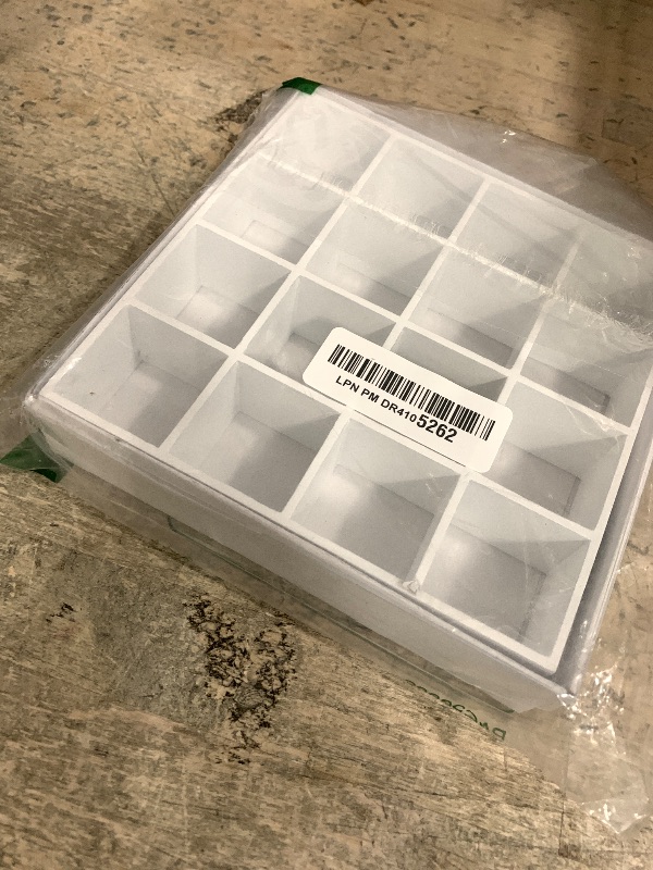 Photo 1 of 1: 12 Dollhouse Miniature Wood Storage Rack 16 Grid Shelves White White Storage Shelf Doll House Furniture Decor