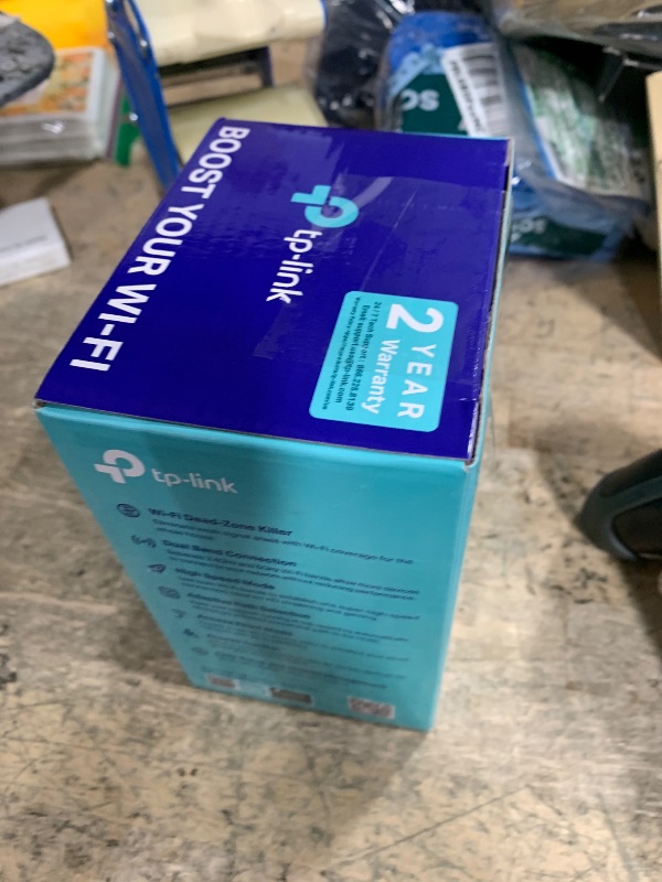 Photo 1 of TP-Link AC1200 WiFi Extender, 2024 Wirecutter Best WiFi Extender, 1.2Gbps home signal booster, Dual Band 5GHz/2.4GHz, Covers Up to 1500 Sq.ft and 30 Devices ,support Onemesh, One Ethernet Port (RE315)