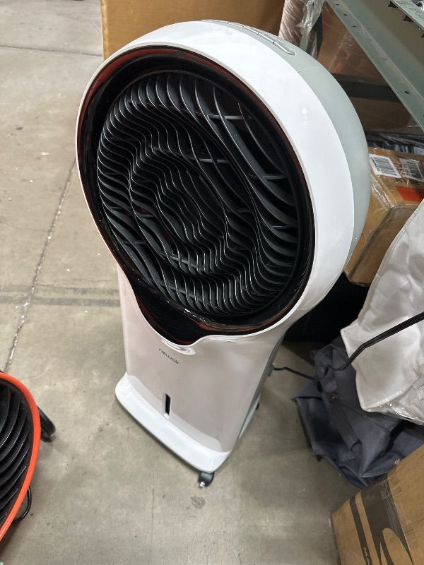 Photo 1 of (MISSING CONTROLS) ***PART ONLY***Newair Evaporative Cooler 470 CFM 250 sq. ft. Freestanding Home Air Cooler 3 Fan Speeds 1.45 Gallon Water Tank, White Easy Glide Wheels Remote Control Included