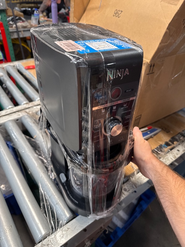 Photo 1 of (PARTS) (MISSING ACCESSORIES) Ninja NC501 CREAMi Deluxe 11-in-1 Ice Cream & Frozen Treat Maker with 2 XL Family Size Pint Containers, Silver (Renewed)