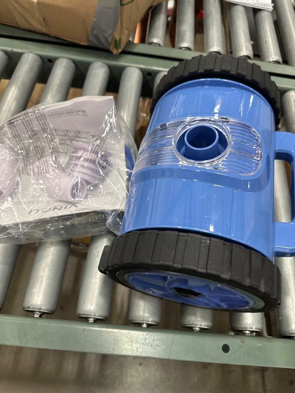 Photo 1 of (2025 Upgrade) VINGLI Automatic Suction-Side Pool Vacuum Cleaner, Powerful Wall-Climbing Sweeper for Inground Pools, Includes 39.6ft Tangle-Free Hose (Blue&Gray)