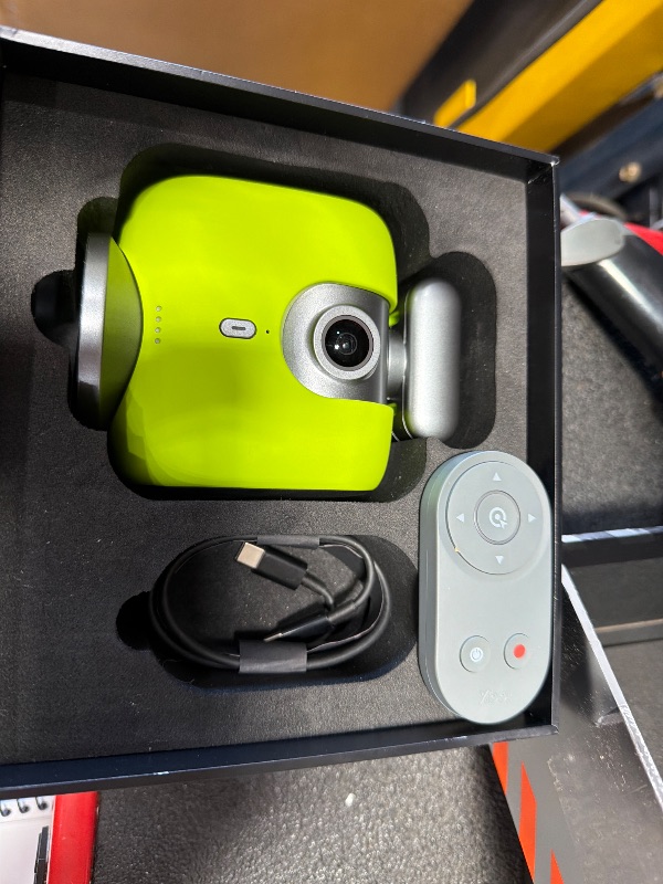 View 4 of XbotGo Chameleon AI Auto Sports Action Camera - 4K 60FPS Soccer Camera and Basketball Tracking Camera for Team Sports, Live Streaming, No Subscription, Works with iOS & Android (Lemon Green)