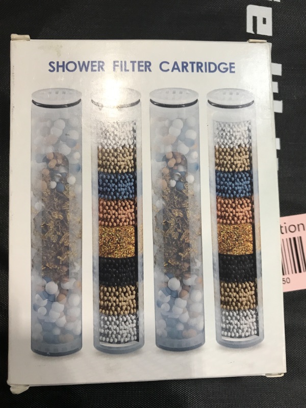 Photo 1 of 4 Pack Shower Filter Replacement Cartridge, Shower Head Filter Replacement Suitable for HEROBAI Rainfall Shower Head Combo, Shower Head Filter for Hard Water, Remove Chlorine (4PCS Filter Cartridge)

