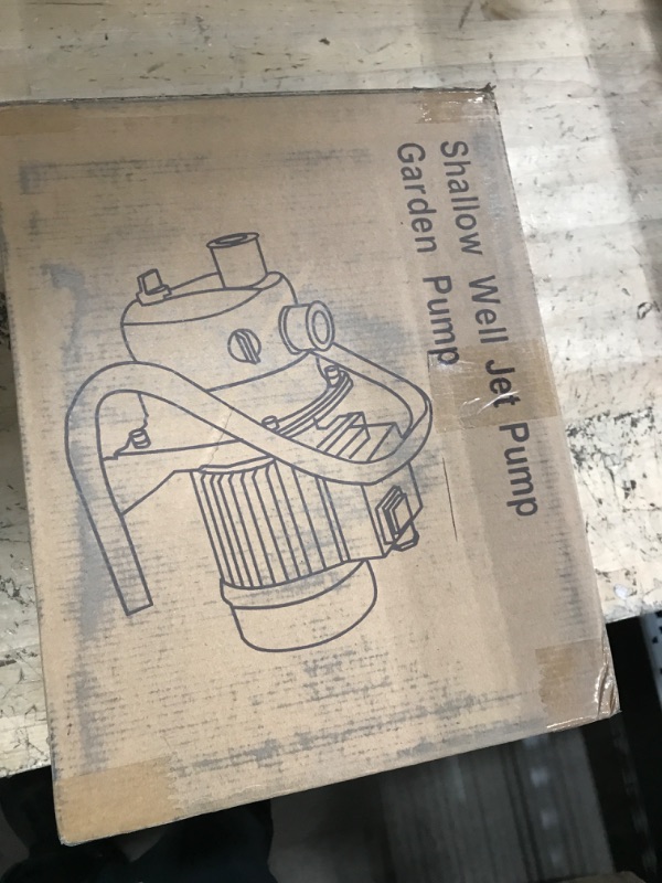 Photo 1 of ***SEE NOTES*** 
PANRANO Water Transfer Pump 110V Shallow Well Pump 1.2HP 1500GPH Electric Portable Garden Pressure Booster Pumps for Pool Draining Farm Irrigation Lake Lawn Sprinkler System
