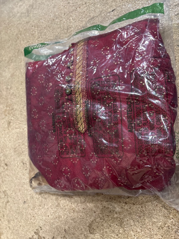 Photo 1 of ***STOCK PHOTO REFERENCE ONLY***Men's Printed Kurta Set size: L, RED