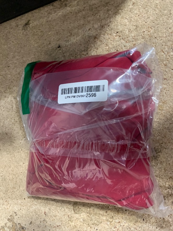 Photo 1 of (LARGE) (BAGGED) Belle Poque Women's Square Neck Tiered Ruffle Dress 2024 Vintage Layered A-line Swing Midi Dress Burgundy Large