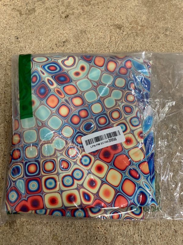 Photo 1 of (BAGGED) (USED/FAIR) Boho Round Tablecloth 60 inch, Bohemian Circle Table Cloth Cover, Stain Resistance, Water Repellent and Wrinkle-Free, Colorful Tablecloths Decor for Home Kitchen Dining Party Patio Indoor and Outdoor