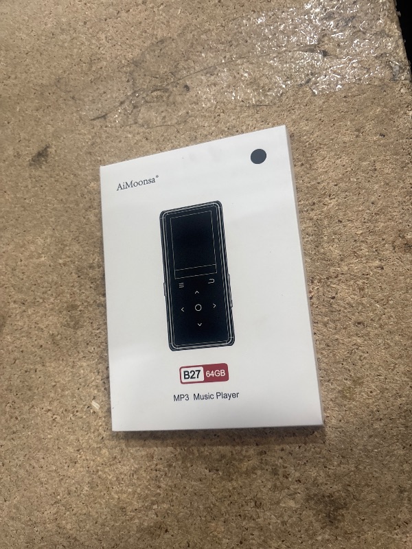 Photo 1 of (See images) 64GB MP3 Player with Bluetooth 5.2, AiMoonsa Music Player with Built-in HD Speaker, FM Radio, Voice Recorder, HiFi Sound, E-Book, Earphones Included