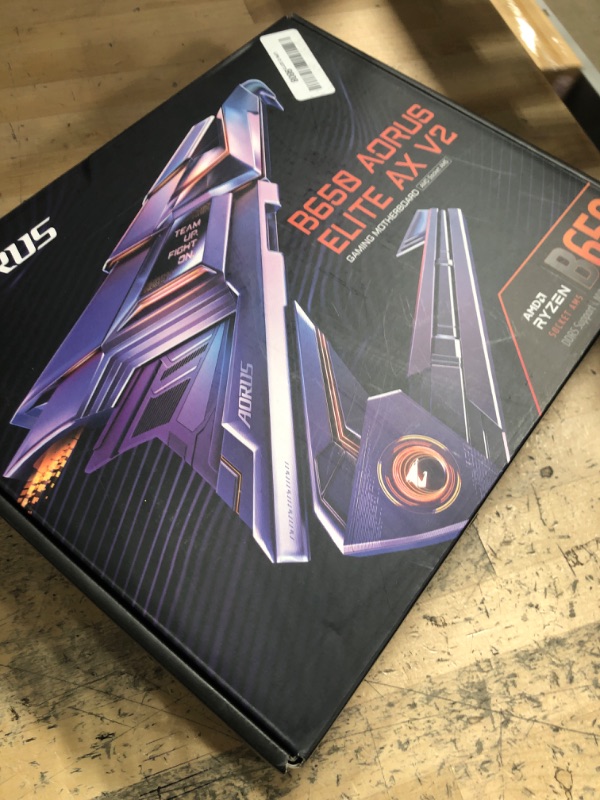 Photo 1 of *FOR PARTS ONLY/ BENT PINS* GIGABYTE B650 AORUS Elite AX V2 (AM5/ LGA 1718/ AMD/ B650/ ATX/ 5-Year Warranty/ DDR5/ Triple M.2/ PCIe 5.0/ USB 3.2 Gen2X2 Type-C/WiFi 6E/ 2.5GbE LAN/Q-Flash Plus/EZ-Latch/Motherboard)
