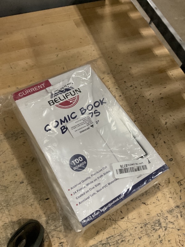 Photo 1 of 100ct Current Comic Bags and Boards - Reusable Boards, Bags 1 1/2" Flap, Clear Protector