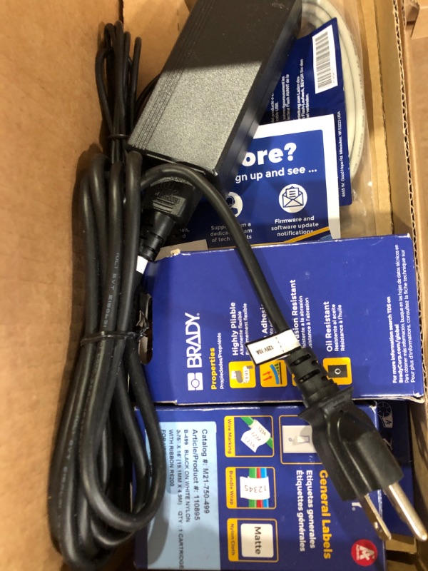 Photo 1 of (see all images) Brady M611 Bluetooth Label Printer. Flexibility in When, Where, and How You Design and Print Labels.