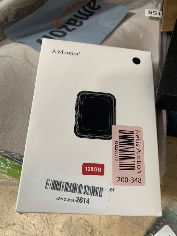 Photo 1 of 128GB MP3 Player with Bluetooth 5.3, Portable Digital Lossless Music Player with Built-in Speaker, 2.0 in Full Touch Screen, HiFi Sound, FM Radio, Voice Recorder, Earphones Included