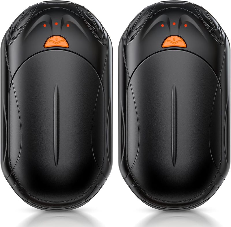 Photo 1 of AI Hand Warmers Rechargeable 2 Pack, 6000mAh Electric Hand Warmers, AI Smart Chips 20Hrs Long Safe Heat, Portable Pocket Heater, Gifts for Christmas, Outdoor, Golf, Hunting, Camping Accessories

