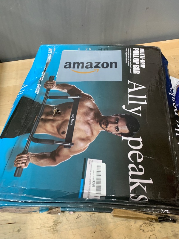 Photo 1 of Ally Peaks Pull Up Bar for Doorway | Thickened Steel Max Limit 440 lbs Upper Body Workout| Multi-Grip Strength| Indoor Chin-Up Bar Fitness Trainer for Home Gym Portable