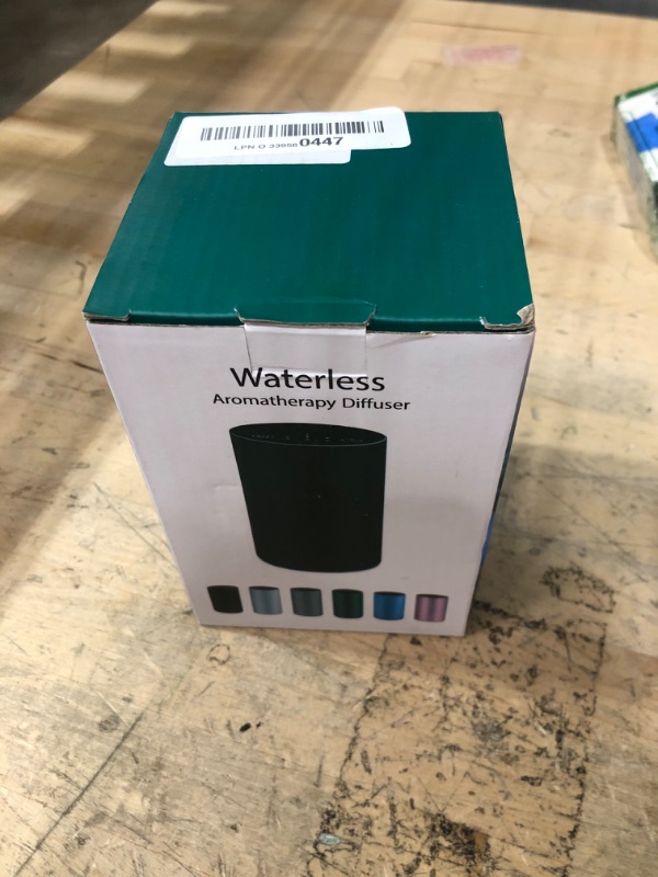 Photo 1 of Waterless Diffuser for Essential Oil, Battery Operated Portable Nebulizer, Mini Scent Aromatherapy Machine, 3 Timer Modes & 3 Mist Levels for 90-800 sq.ft Car, Home, Room, Office(Green)