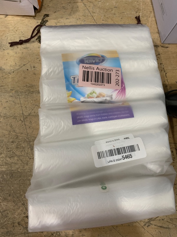 Photo 1 of 2.6 Gallon 330 Counts Strong Trash Bags Garbage Bags by Teivio, Bathroom Trash Can Bin Liners, Small Plastic Bags for home office kitchen (Clear)