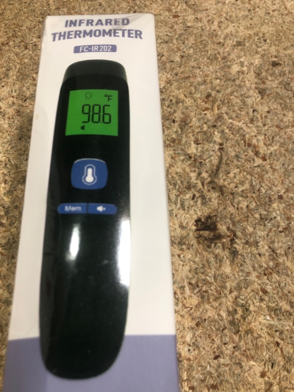 Photo 1 of ANMEATE No-Touch Forehead Thermometer for Adults, Infrared Digital Thermometer for Kids, Touchless Baby Thermometer, Accurate Reading with Large Display, Mute Mode, Memory Recall, Fever Alarm