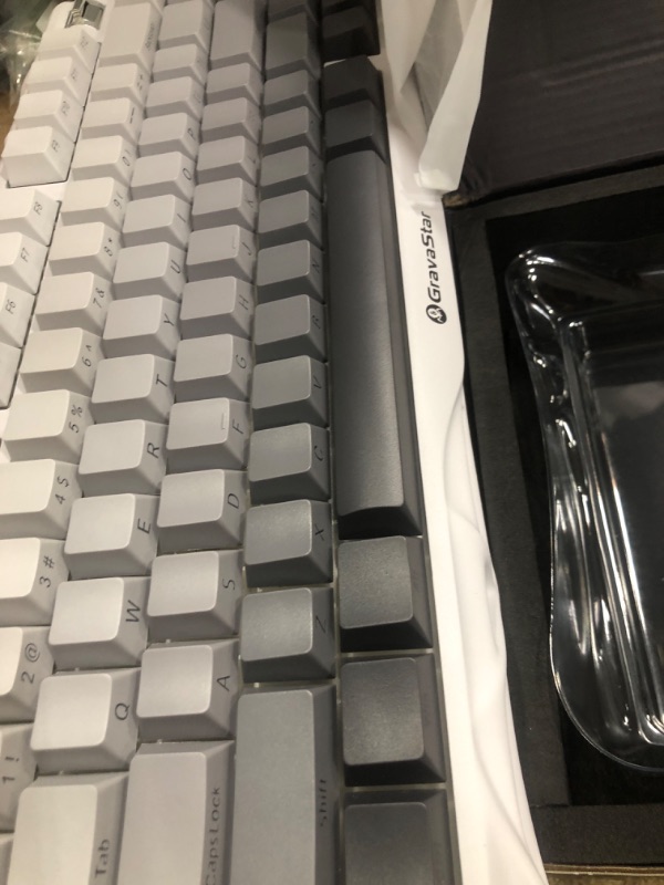 Photo 1 of GravaStar Computer Peripheral Devices, Mercury,K1 75% Wireless Mechanical Gaming Keyboard, Aluminum Alloy Exoskeleton Design, Gasket Custom Keyboard Hot-Swap Socket, Linear Switches, RGB Backlit