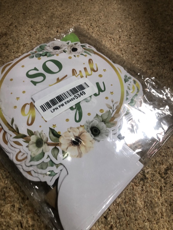 Photo 1 of 9Pcs We Appreciate You Decorations Sage Green Thank You Table Honeycomb Centerpieces Appreciate Table Topper Decor for Teacher Doctor Nurse Employee Staff Graduation Appreciation Party Supplies