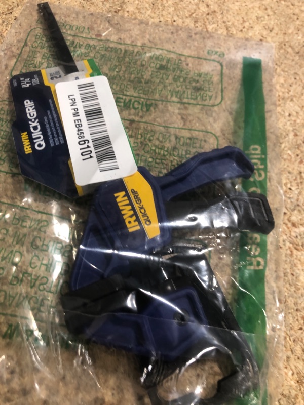 Photo 1 of *ONLY 1* IRWIN QUICK-GRIP Bar Clamps for Woodworking, One-Handed, Micro, 4-1/4"