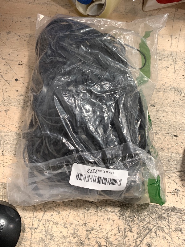 Photo 1 of ***(MINOR DAMAGE/ SEE NOTES)***Cat 6 Ethernet Cable 100 ft, Indoor&Outdoor, High Speed 10Gbps Flat Internet Network Cable, Cat6 Ethernet Patch Cable Long, Computer LAN Cable with Free Clips & Straps for Router, Modem, PS4/5, Black