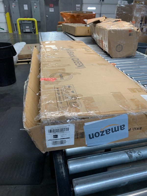 Photo 1 of GarveeHome Queen Size Rattan Bed Frame with Headboard, Black Boho Cane Platform Bed Frame with Strong Metal Slat, Noise Free, No Box Spring Needed