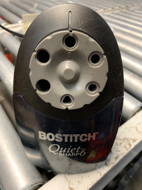 Photo 1 of (see all images) Bostitch Office QuietSharp 6 Electric Pencil Sharpener, Heavy Duty Classroom Sharpener, Size Selector with 6 Different Sizes,