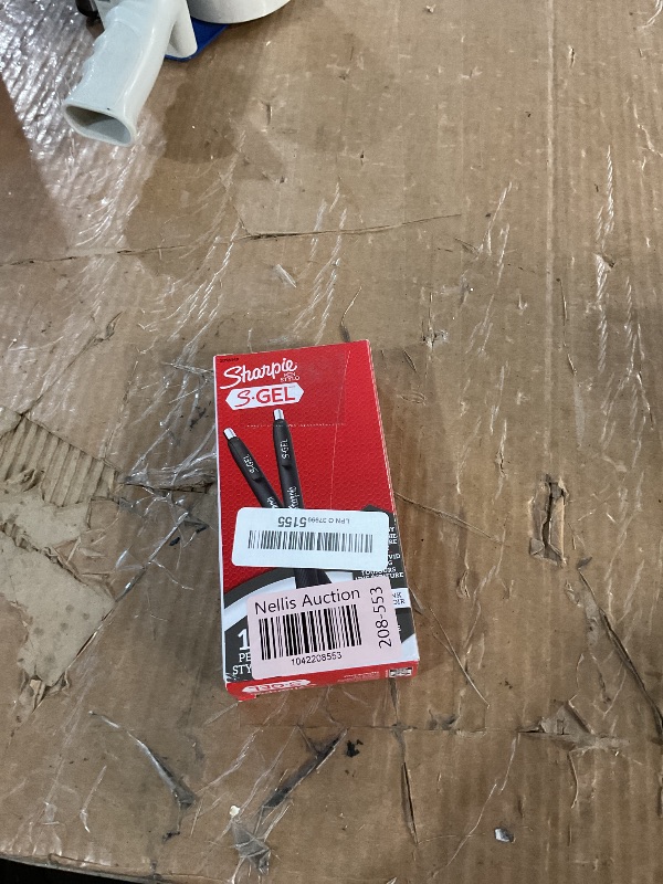 Photo 1 of Sharpie S-Gel Drawing Pens Writing Ink For Journaling Coloring Bold Point (1.0Mm) Black Ink 12 Count